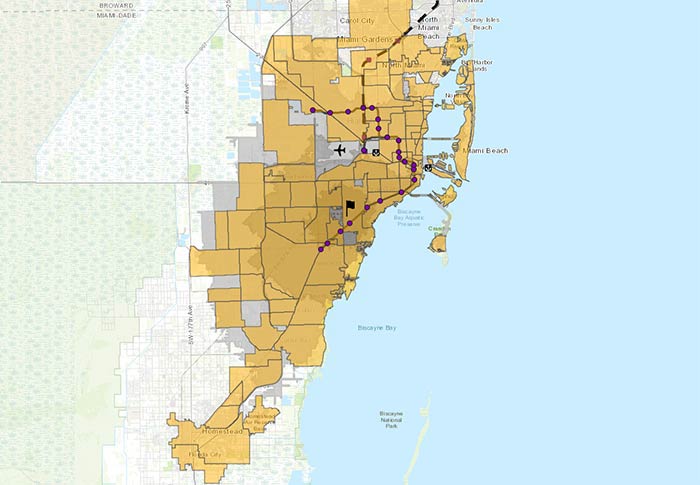 Miami Neighborhoods Map