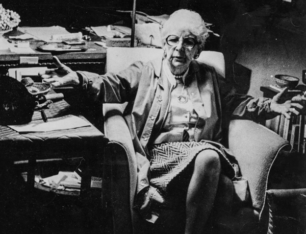 Marjory Stoneman Douglas in her office Marjory Stoneman Douglas in her office