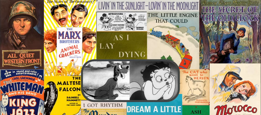 On January 1, 2026, thousands of copyrighted works from 1930 will enter the U.S. public domain, along with sound recordings from 1925.